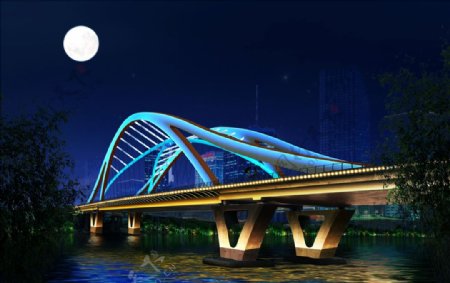 桥体照明设计