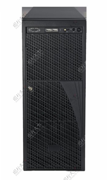黑色电脑机箱png元素