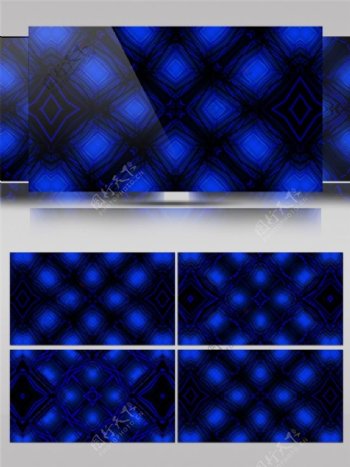 蓝光激光方块动态视频素材