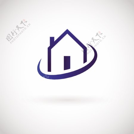 房子徽标logo模板