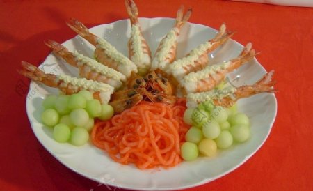 沙律大虾