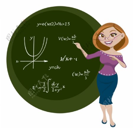 数学老师插图