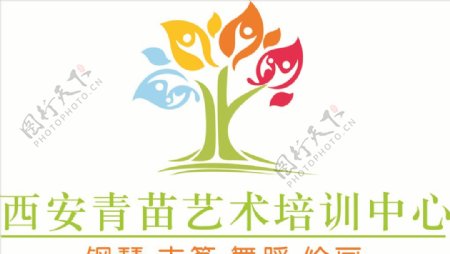 艺术培训学校logo标志标识