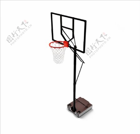 篮球架模型
