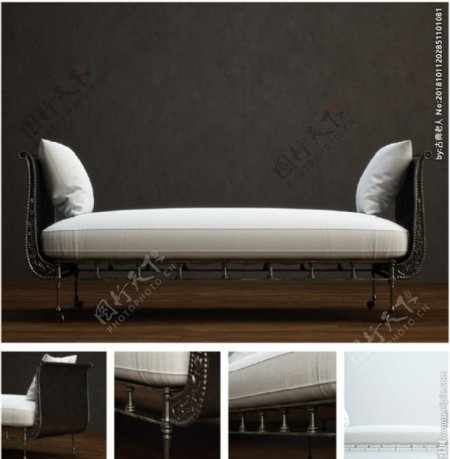 沙发3d模型