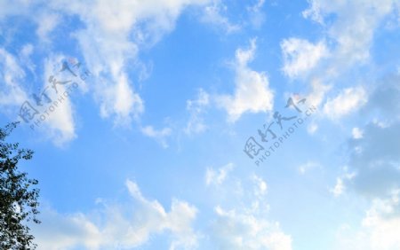蓝天白云大自然天空