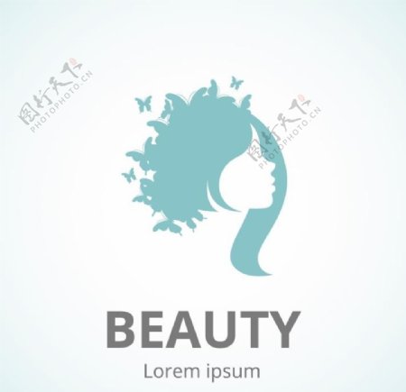 美容美发化妆品店面logo标志