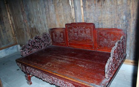 古典中式木床