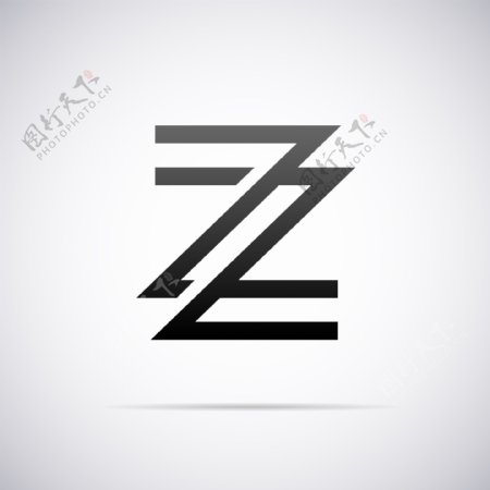 字母造型标识logo