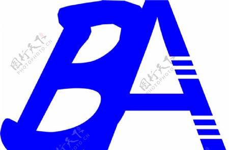 AB字母logo