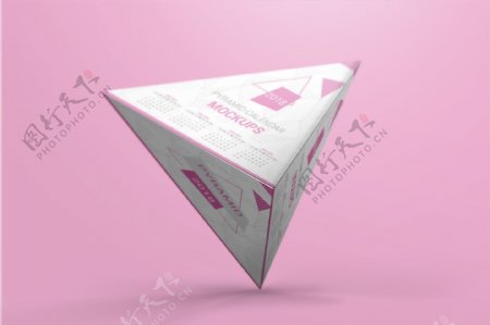 三角包装盒样机