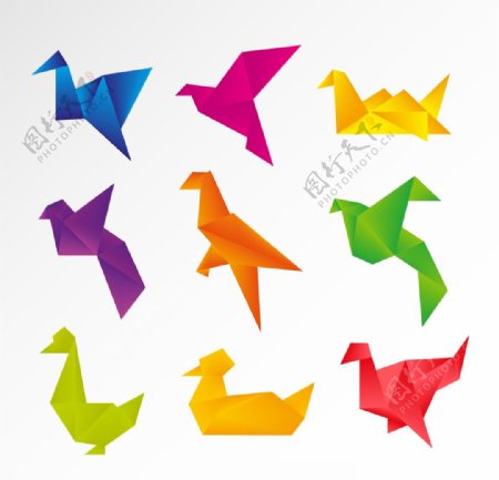 丰富多彩的动物折纸