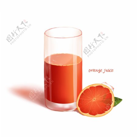 流行色珊瑚橘柳橙汁