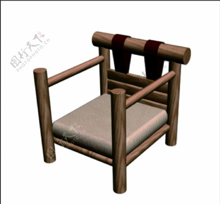木纹椅子