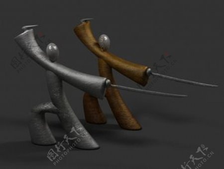 击剑艺术模型下载