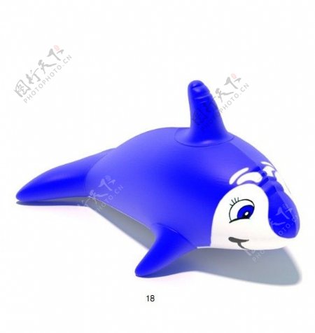 户外游乐场海豚模型