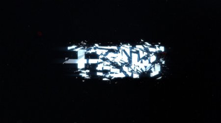 文字破碎电影游戏logo文字标题动画