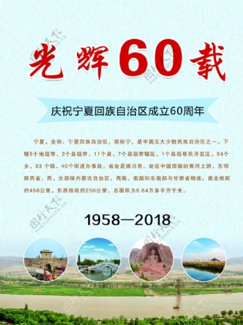 宁夏回族自治区成立六十周年