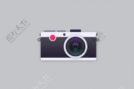 原创扁平化相机icon