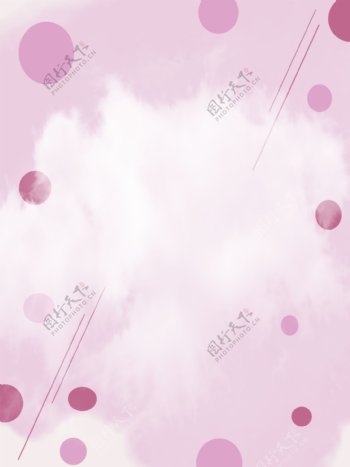 情人节粉色浪漫云朵背景素材