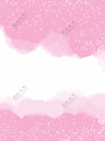 纯原创简约水彩质感粉色清新浪漫背景素材