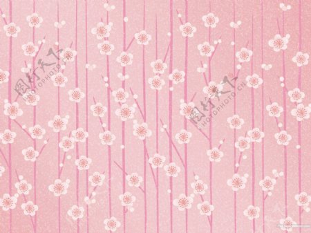 粉色樱花背景竖版