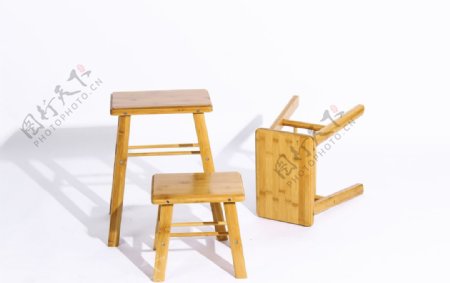 竹椅子生活用品产品拍摄