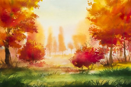 秋季画背景