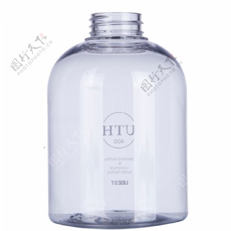 透明的白色瓶子产品