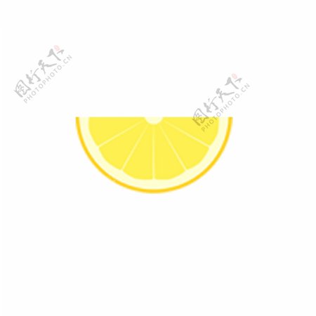 夏季暑假柠檬水果矢量