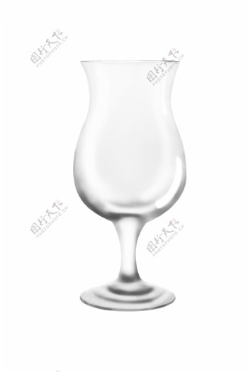 玻璃容器酒杯插画