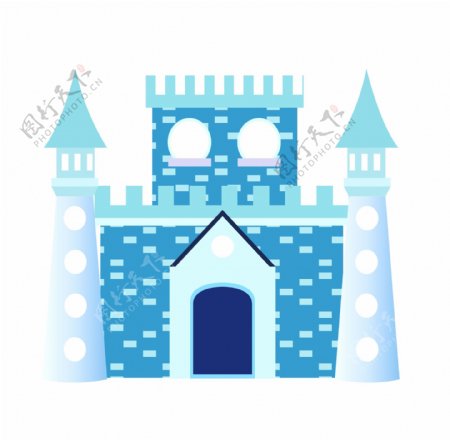 梦幻童话天蓝色城堡