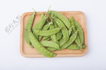 新鲜扁豆实物图摄影图
