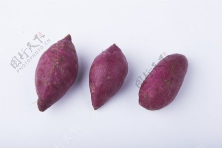 实物图摄影图营养丰富的紫薯