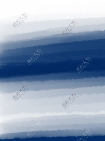 蓝色水彩线条简约背景