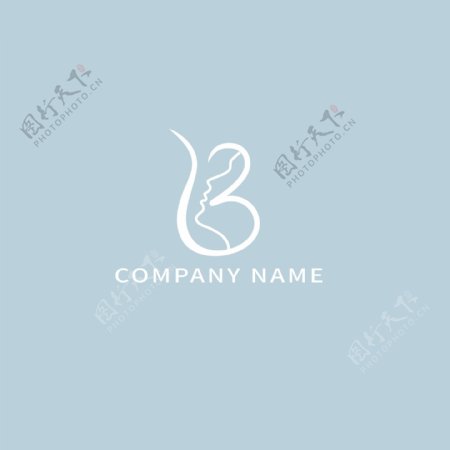 原创B字母logo美容美妆行业logo