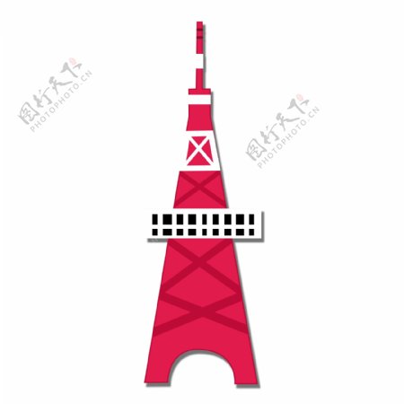 日本灯塔建筑png元素