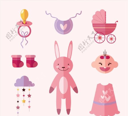 9款粉色系婴儿用品