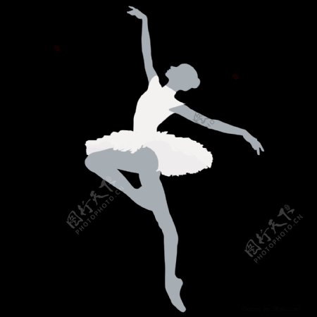 世界舞蹈日人物剪影素材舞者芭蕾舞