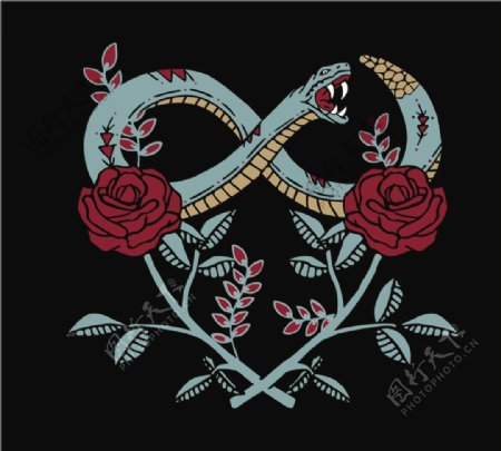 蛇与玫瑰