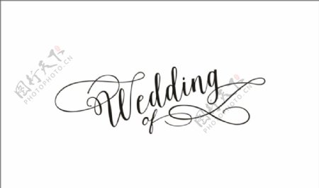 婚礼字体