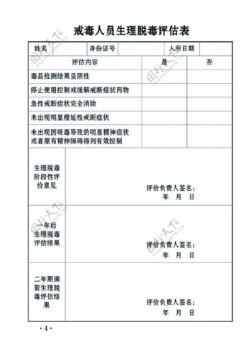 强制隔离戒毒诊断评估手册