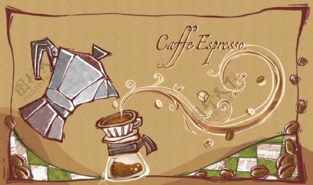 咖啡壶海报