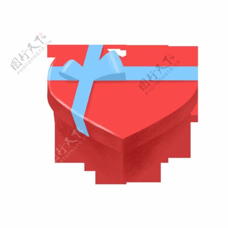 生日礼物设计元素图标红色手绘可爱