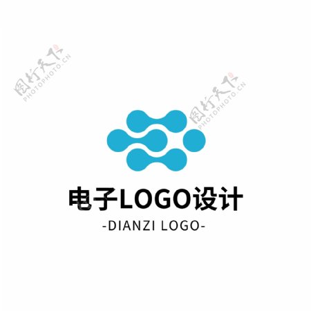 简约大气创意电子电器Logo标志设计
