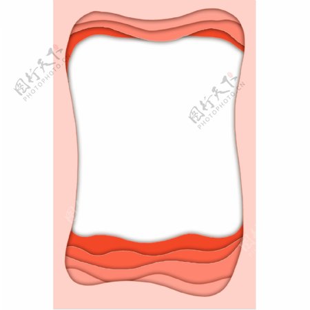 粉色系装饰边框PNG素材