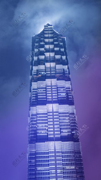 城市夜景高楼建筑系列9
