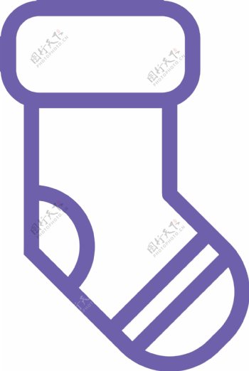 紫色线性购物app图标