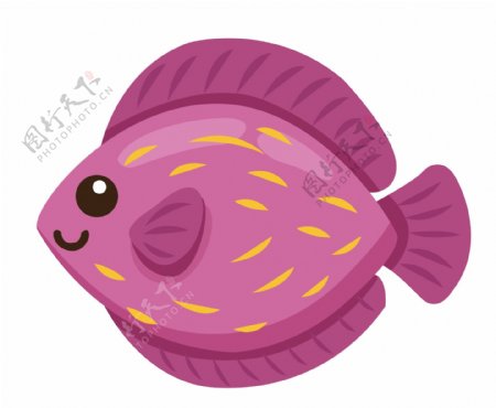 紫色水生小鱼