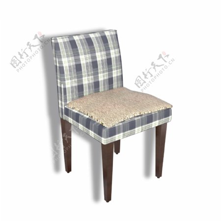 布艺实木餐厅椅子